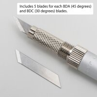 NT Cutter graphique D-1000P, aluminium, argent