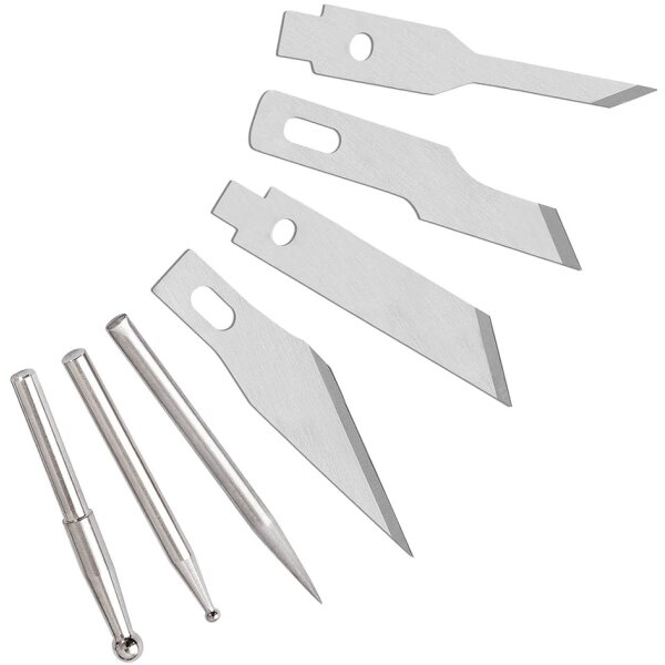 WEDO Skalpell-Ersatzklingen, Machete, in Kunststoffbox