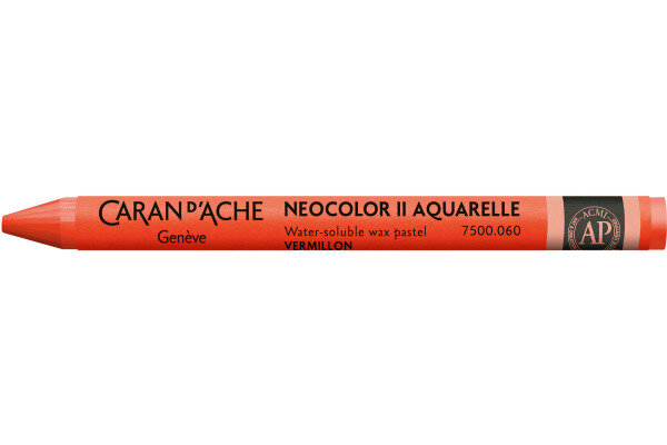 CARAN DACHE Crayons de cire Neocolor II 7500.060 vermillon
