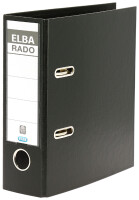 ELBA Ordner rado plast - DIN A5 hoch, Rückenbr.: 75 mm, sw