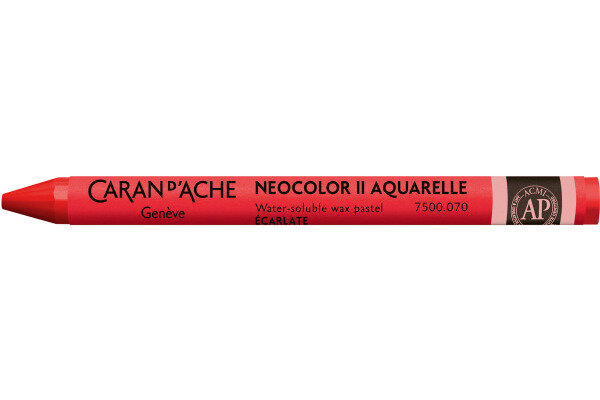 CARAN DACHE Crayons de cire Neocolor II 7500.070 écarlate