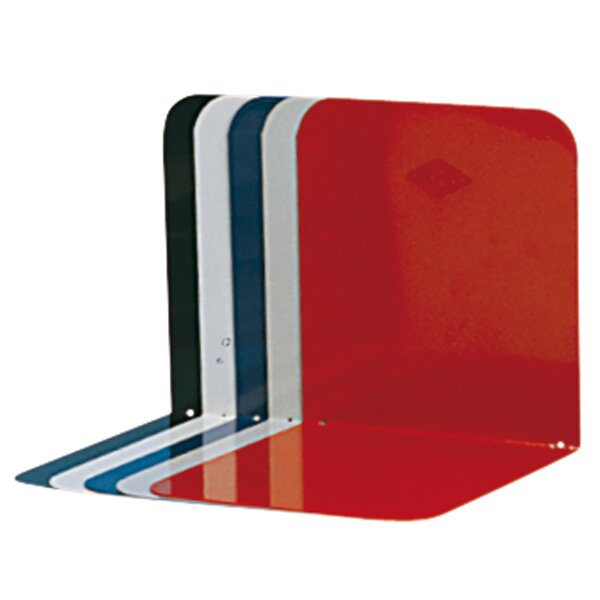 WEDO Buchstütze, (B)140 x (T)140 x (H)85 mm, lichtgrau