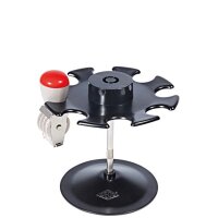 WEDO Porte-timbres, pour 8 timbrres, rond, noir