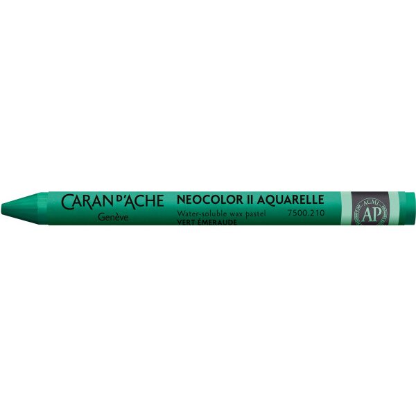 CARAN DACHE Crayons de cire Neocolor II 7500.210 émeraude