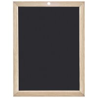 Wonday Schreibtafel, blanko, (B)400 x (H)600 mm, schwarz