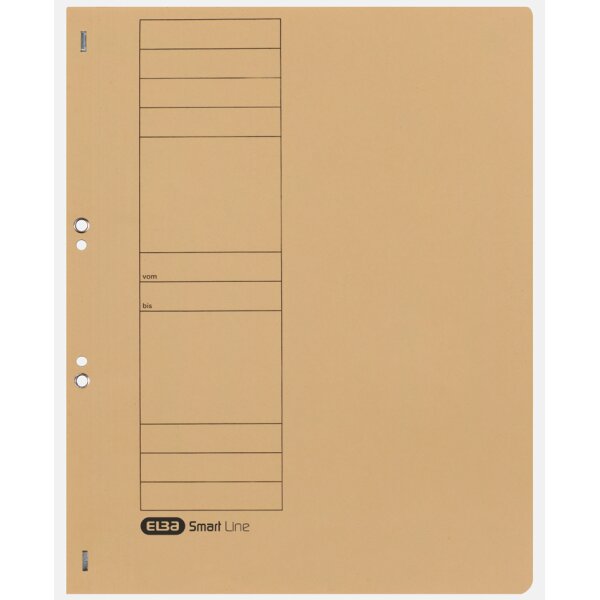 ELBA Ösenhefter aus Karton, chamois, kaufmännische Heftung