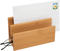 WEDO Briefständer, aus Bambus, 2 Fächer