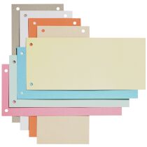 Oxford Intercalaires en carton, pour format A4, blanc