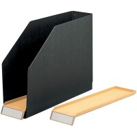 ELBA Kassetten, aus Hartpappe, schwarz