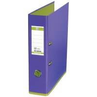 Oxford Classeur myColour, dos 80 mm, noir/violet