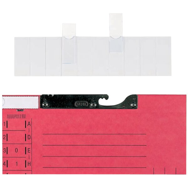 ELBA Pendelleitkarte, mit Feststeller, 2 Vollsichtreitern