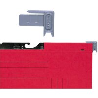 ELBA Pendelleitkarte, mit Feststeller, 2 Vollsichtreitern