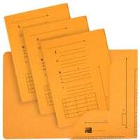 Oxford ULTIMATE Einstellmappe mit 2 Klappen, DIN A4, orange