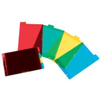 Oxford Intercalaires en plastique, uni, PVC, A5, 4 touches