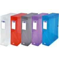 Oxford Boîte de classement HAWAI, A4, dos: 80 mm,...