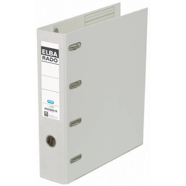 ELBA Doppelordner rado plast, Rückenbreite: 75 mm, weiss