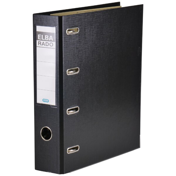 ELBA Doppelordner rado plast, Rückenbreite: 75 mm, weiss