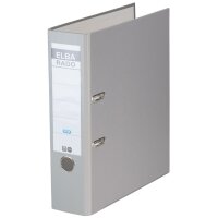 ELBA classeur rado brillant, largeur de dos: 80 mm, gris