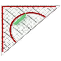 Wonday Equerre géométrique, base: 240 mm