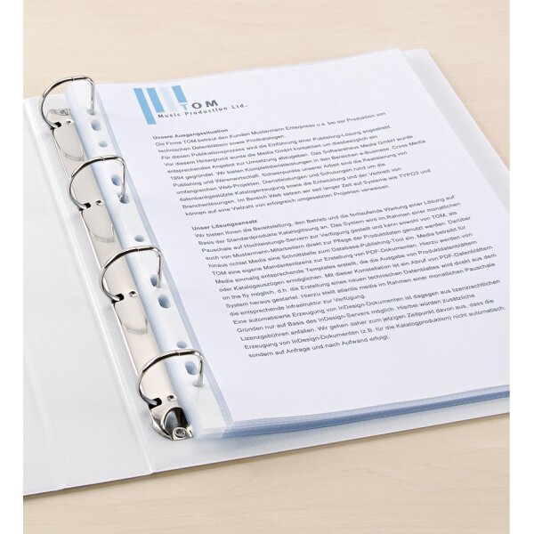 Oxford pochette perforée Premium, A4, PP, 0,12 mm