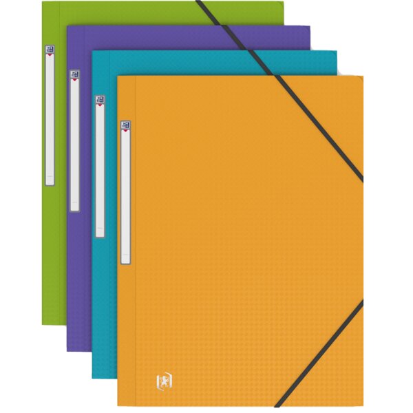 Oxford Eckspannermappe Memphis, DIN A4, aus PP, sortiert