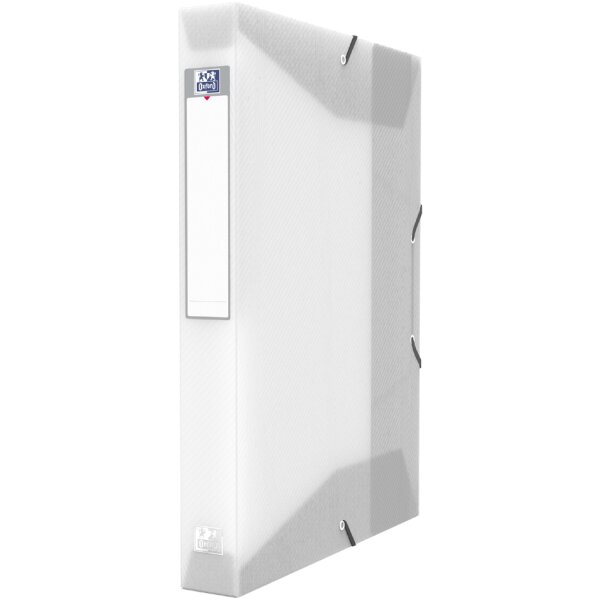 Oxford Boîte de classement HAWAI, A4, dos: 35 mm, incolore