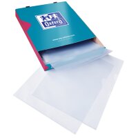 Oxford Pochettes coin SHINE A4, polypropylène:...