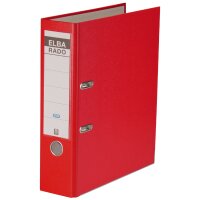 ELBA classeur rado brillant, largeur de dos: 80 mm, rouge