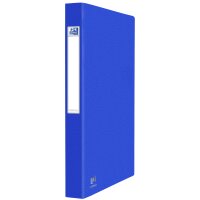 Oxford Classeur EUROFOLIO+, A4, carton, 2 anneaux, bleu