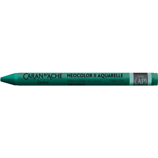 CARAN DACHE Crayons de cire Neocolor II 7500.229 vert foncé