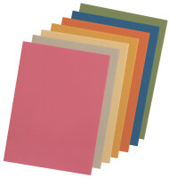 ELBA couverture pour dossiers, A4, carton manille, rouge