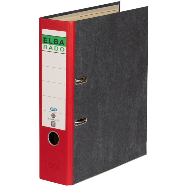 ELBA Ordner rado Wolkenmarmor, Rückenbreite: 50 mm, rot