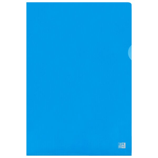 Oxford Pochettes coin Premium, A4, PVC, transparent, jaune
