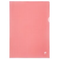 Oxford Pochettes coin Premium, A4, PVC, transparent, jaune