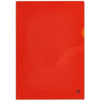 Oxford Pochettes coin Premium, A4, PVC, transparent, jaune