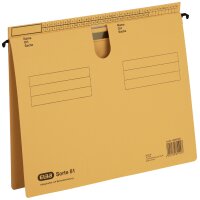 ELBA Hängehefter Sorte 81, überstehende Reiterfalz, chamois