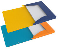 Oxford Sammelbox Bicolor Recyc+, DIN A4, farbig sortiert