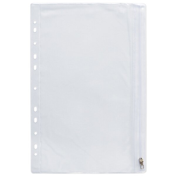 Oxford Reissverschlusstasche, 305 x 170 mm, PVC, glasklar