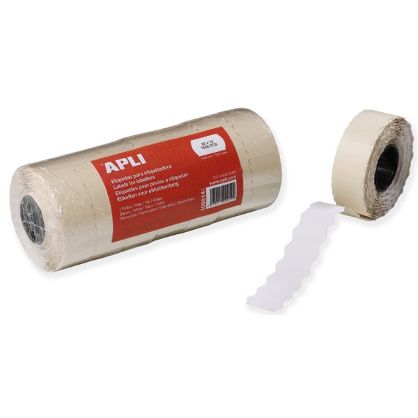 APLI Etiketten für Preisauszeichner, 22 x 12 mm
