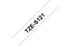 PTOUCH Band, strong adh. schwarz klar TZe-S121 PT-300 9 mm