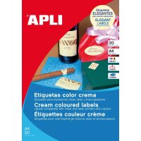 APLI Etiquette universelle ovale, 63,5 x 42,3 mm,...