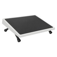 WEDO Fussstütze EDV, höhenverstellbar, lichtgrau