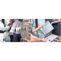 WEDO Cendrier mural compact, 3,1 litres, en tôle...