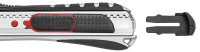 WEDO Cutter 2-in-1, Klinge: 9 mm, schwarz rot