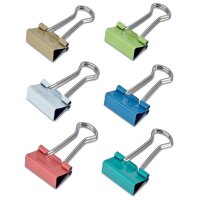 MAUL mauly Foldback-Klammer, blau, (B)19 mm