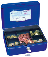 WEDO Geldkassette mit Clip, Grösse 1, blau
