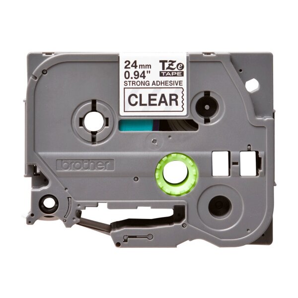 PTOUCH Ruban, strong/adh. noir/trans. TZe-S151 PT-300 24 mm