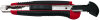 WEDO Profi-Cutter Auto-Load, Klinge: 9 mm, schwarz rot
