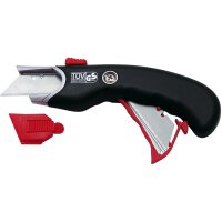 WEDO Safety-Cutter Premium, lame: 19 mm, noir/rouge