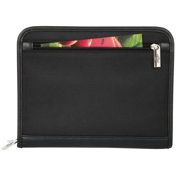 WEDO Konferenzmappe Elegance, A5, Kunstleder Nylon, schwarz